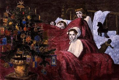 The Private View, Illustrated London News, 23 december 1865 av John Anster Fitzgerald
