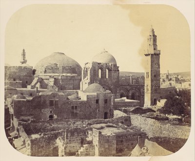 Heliga gravens kupol, Jerusalem, 1860-talet. av John Anthony