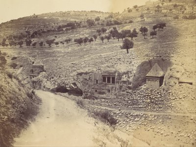 Absaloms, Sakarias och Sankt Jakobs grav, 1860-talet. av John Anthony