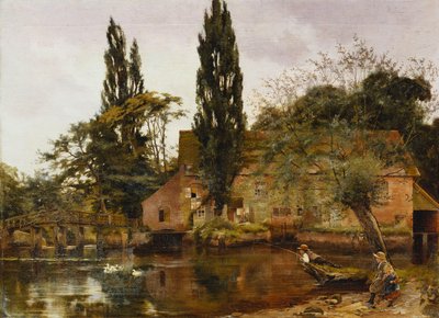 Mill on the Avon, 1886 av John Arthur Lomax