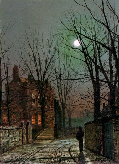 Vid månens ljus, 1882. av John Atkinson Grimshaw