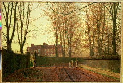 Går till kyrkan, 1880 av John Atkinson Grimshaw