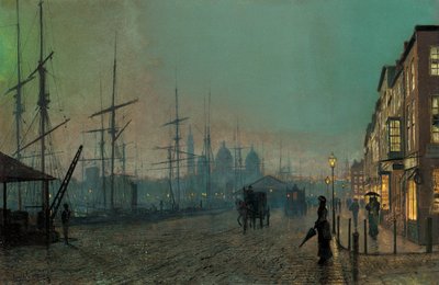 Humber Dockside, 1881 av John Atkinson Grimshaw