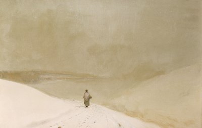 Snow and Mist (Caprice i gul moll) (olja på duk) av John Atkinson Grimshaw