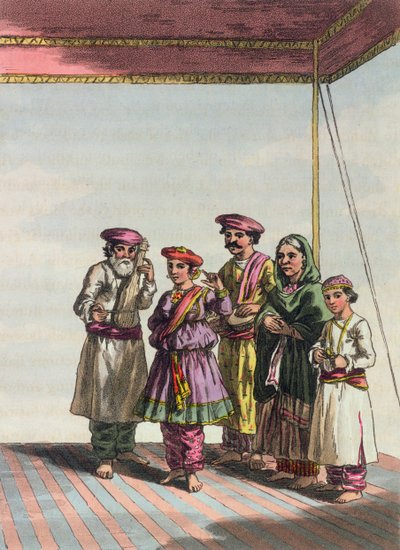 En pige, der danser Kuharwa, fra 
