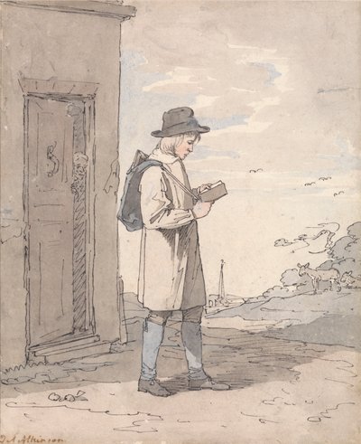 Går till skolan av John Augustus Atkinson
