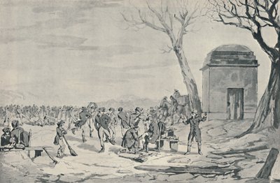 Skridskoåkning i Hyde Park, 1807, 1920 av John Augustus Atkinson