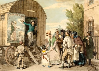 The Show, pub. c1821. av John Augustus Atkinson