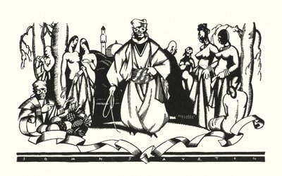 Illustration för Don Juan av Lord Byron (litho) av John Austen