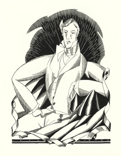 Illustration för Don Juan av Lord Byron (litho) av John Austen