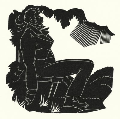 Illustration för Madame Bovary av Gustave Flaubert (litho) av John Austen