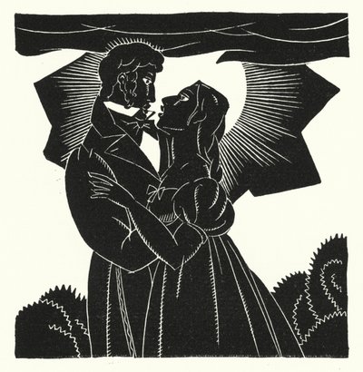Illustration för Madame Bovary av Gustave Flaubert (litho) av John Austen