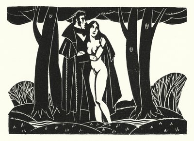 Illustration för Madame Bovary av Gustave Flaubert (litho) av John Austen