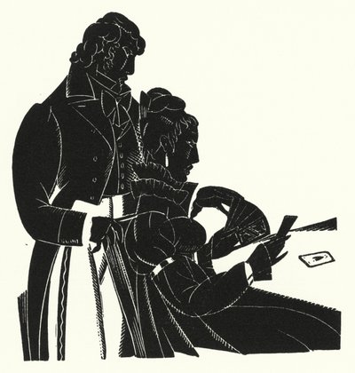 Illustration för Madame Bovary av Gustave Flaubert (litho) av John Austen