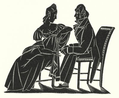 Illustration för Madame Bovary av Gustave Flaubert (litho) av John Austen
