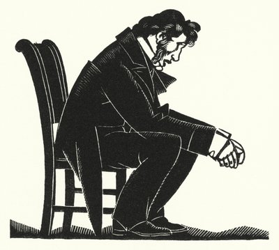Illustration för Madame Bovary av Gustave Flaubert (litho) av John Austen