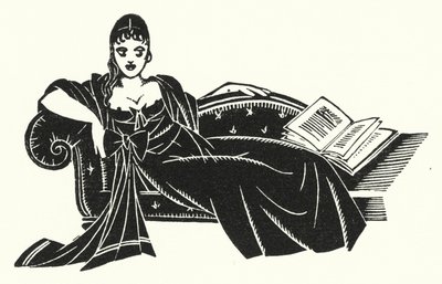 Illustration för Madame Bovary av Gustave Flaubert (litho) av John Austen