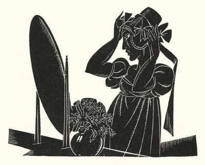 Illustration för Madame Bovary av Gustave Flaubert (litho) av John Austen