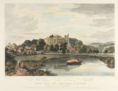 Denna utsikt över Arundel Castle av John Baily