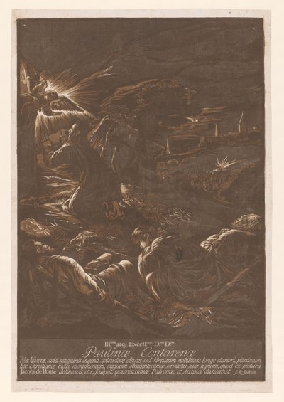 Kristus i Getsemane trädgård Konstverk av venetianska mästare (serietitel) Opera selectora (serietitel) av John Baptist Jackson