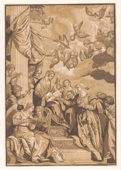 Sankta Katarinas äktenskap Konstverk av venetianska mästare (serietitel) Operaval (serietitel) av John Baptist Jackson