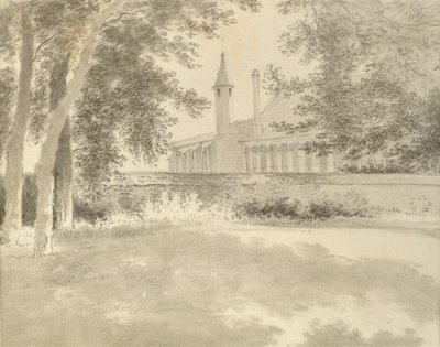 Balliol Chapel and Library from the Grove, 2 augusti 1783 av John Baptist Malchair