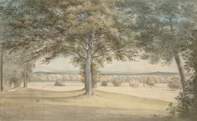 Kirtlington Park, 9 oktober 1783 av John Baptist Malchair