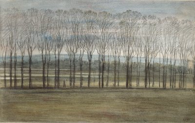 Utsikt från Merton College, 28 februari 1791 av John Baptist Malchair
