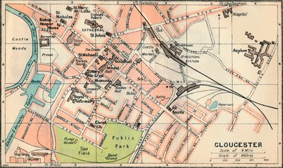 Gloucester, 1900-talet av John Bartholomew