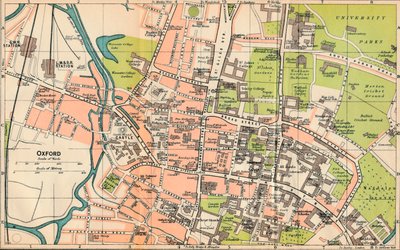 Oxford, 1900-talet av John Bartholomew