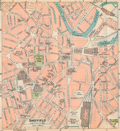 Sheffield, 1900-talet av John Bartholomew