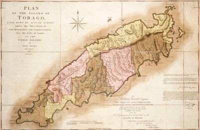 Plan för Tobago av John Bayly
