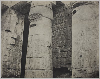 Medinet Habu, Ramses III:s dödstempel, vänster vägg av John Beasley Greene