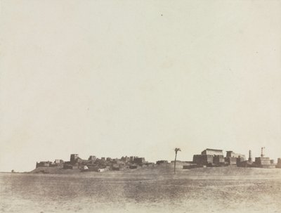 Utsikt över Luxor, 1854. av John Beasley Greene