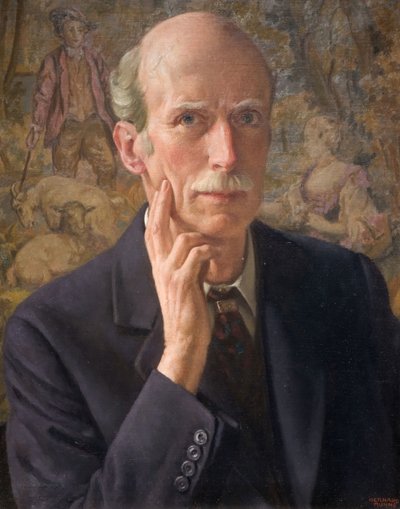 Självporträtt, 1942. av John Bernard Munns