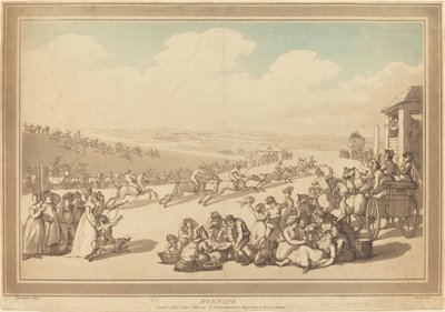 Löpning av John Bluck after Thomas Rowlandson