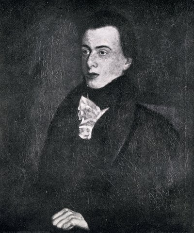 George Borrow (1803-81) illustration från "Borrow Selections", publicerad 1928. av John Borrow