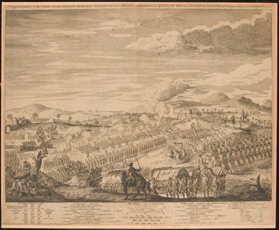 ?En representation av slaget på Drunmossie [sic] Moor nära Culloden?, 16 april 1746 av John Bowles