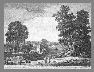 A View Near Mold, c1752 av John Boydell