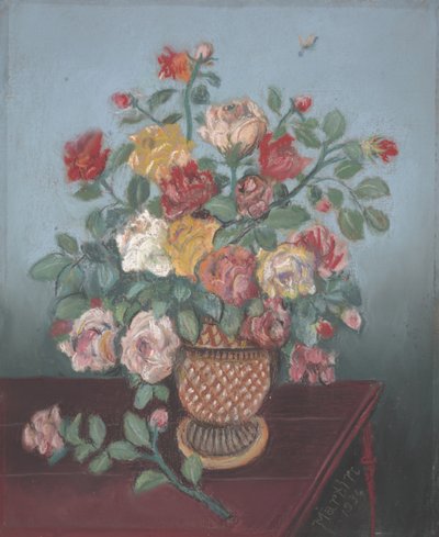Stilleben med rosor av John Breckinridge Martin