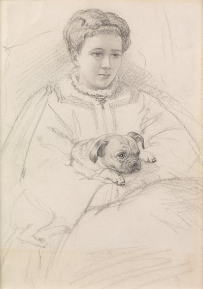 Georgina Weldon (penna) av John Brett