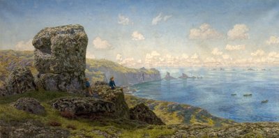 Golden Prospects, St Catherines Well, Lands End, Cornwall, 1881 av John Brett