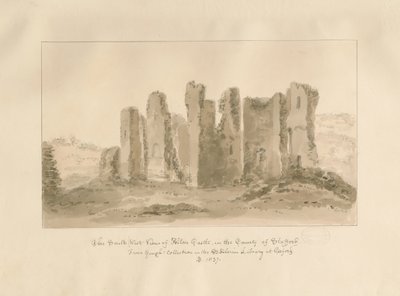 Alton Castle: sepiateckning av John Buckler