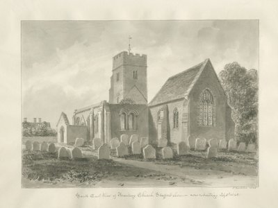 Armitage Church: sepiateckning av John Buckler