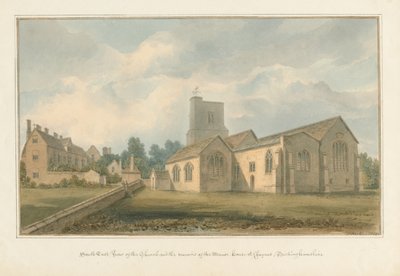 Buckinghamshire - Chenies Church and Remains of the Manor House, 1824 av John Buckler