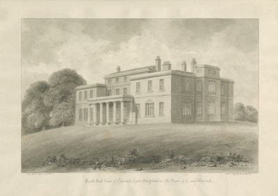 Canwell Hall: sepiateckning av John Buckler