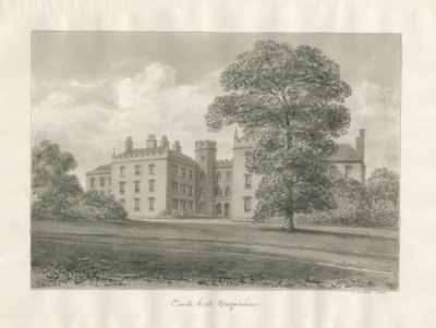 Enville Hall: sepiateckning av John Buckler