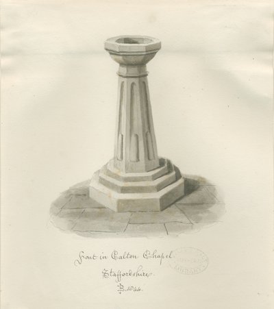 Teckensnitt i Calton Chapel - Nu 
