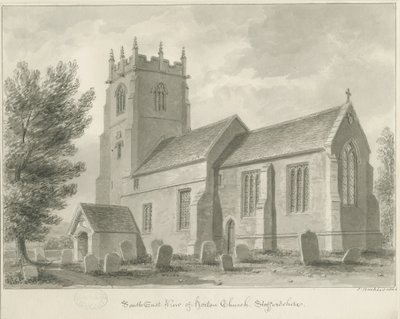 Horton Church: sepiateckning av John Buckler