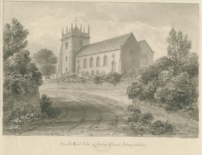 Horton Church: sepiateckning av John Buckler